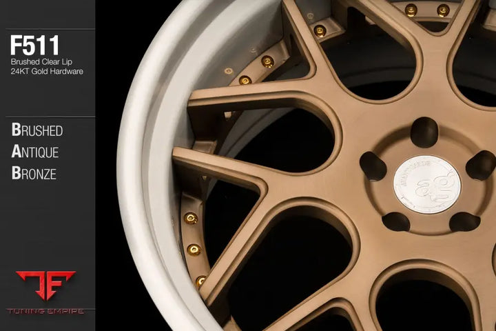 AVANT GARDE AG F511 - MATTE BRUSHED ANTIQUE BRONZE