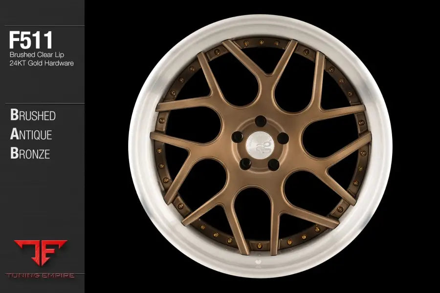 AVANT GARDE AG F511 - MATTE BRUSHED ANTIQUE BRONZE