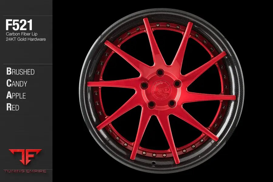 AVANT GARDE AG F521 - BRUSHED CANDY APPLE RED