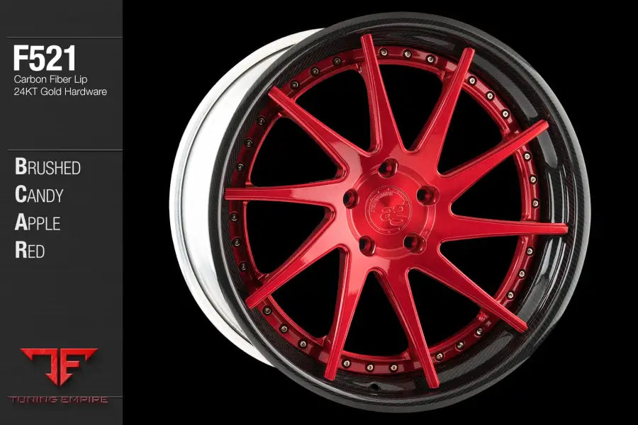 AVANT GARDE AG F521 - BRUSHED CANDY APPLE RED