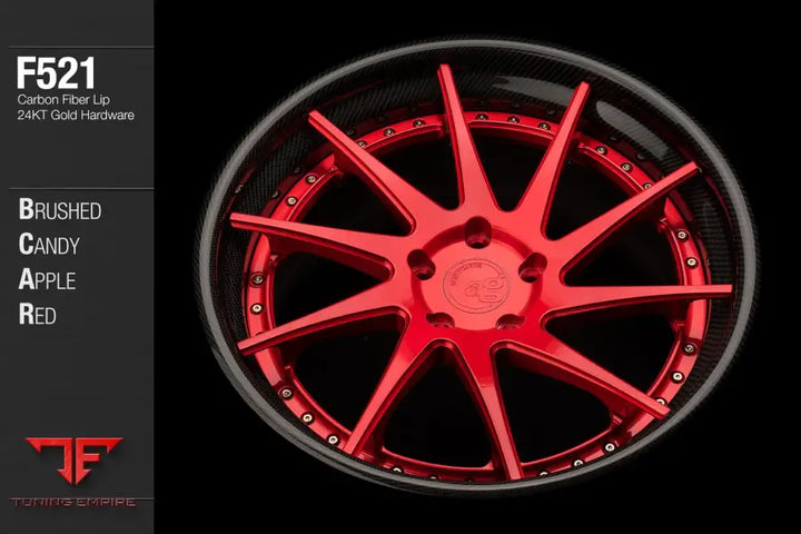 AVANT GARDE AG F521 - BRUSHED CANDY APPLE RED