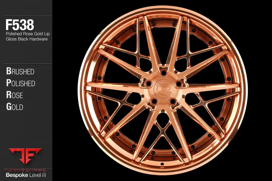 AVANT GARDE AG F538 - BRUSHED POLISHED ROSE GOLD