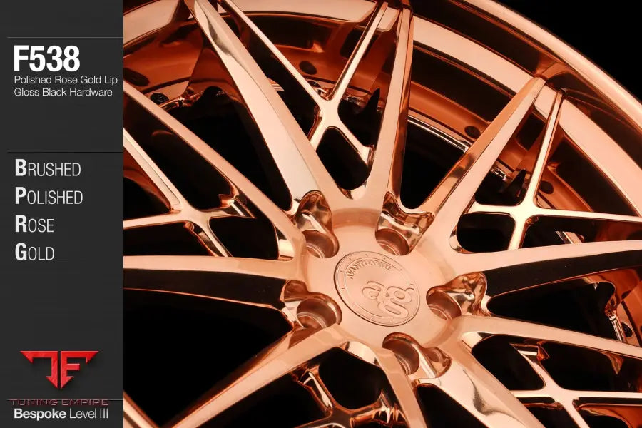 AVANT GARDE AG F538 - BRUSHED POLISHED ROSE GOLD