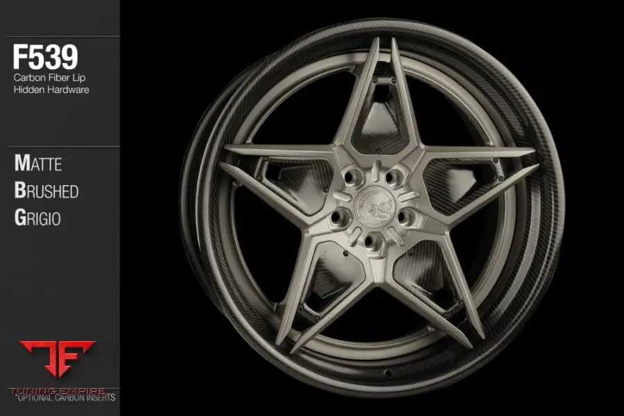 AVANT GARDE AG F539 - MATTE BRUSHED GRIGIO