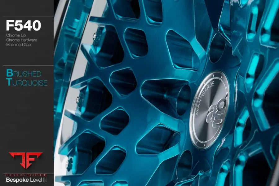 AVANT GARDE AG F540 - BRUSHED TURQUOISE