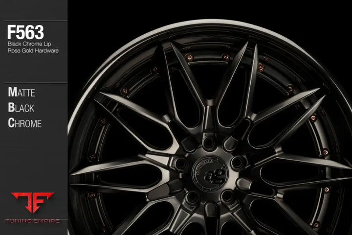 AVANT GARDE AG F563 - MATTE BLACK CHROME