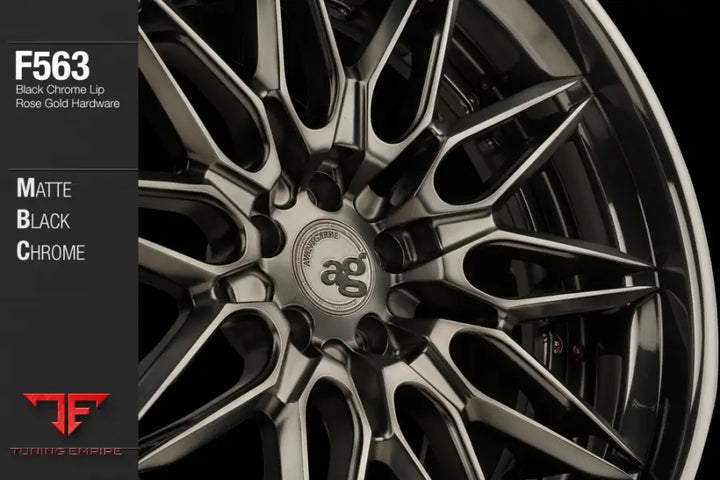 AVANT GARDE AG F563 - MATTE BLACK CHROME