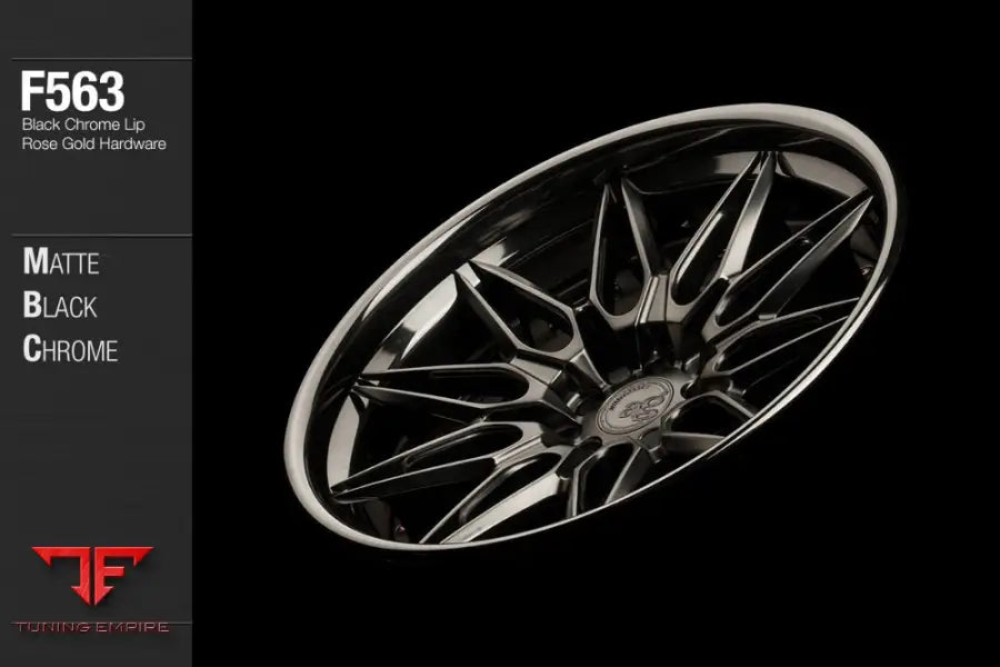 AVANT GARDE AG F563 - MATTE BLACK CHROME