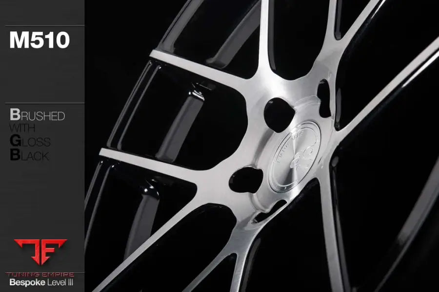 AVANT GARDE AG M510 - BRUSHED W/ GLOSS BLACK ACCENTS