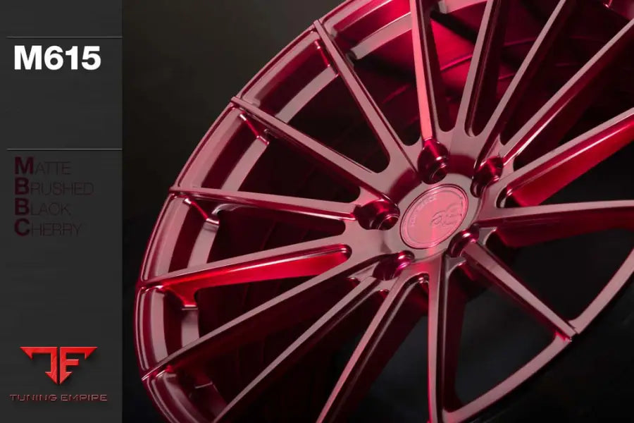 AVANT GARDE AG M615 - MATTE BRUSHED BLACK CHERRY