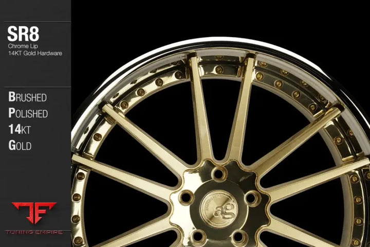 AVANT GARDE AG SR8 - BRUSHED POLISHED 14KT GOLD