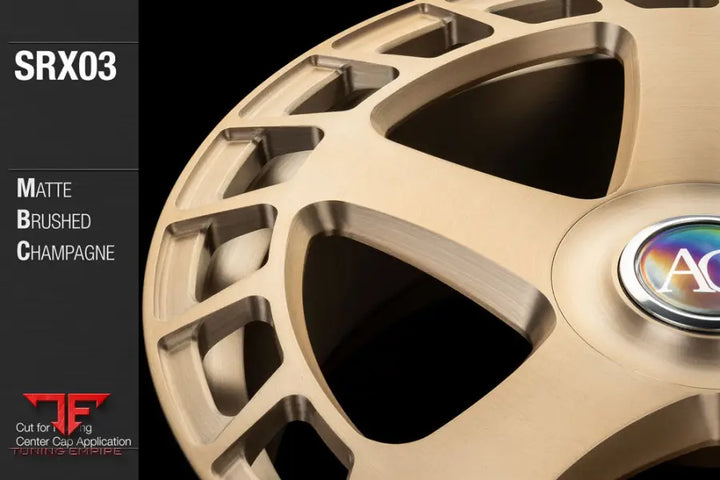 AVANT GARDE AG SRX03 - MATTE BRUSHED CHAMPAGNE