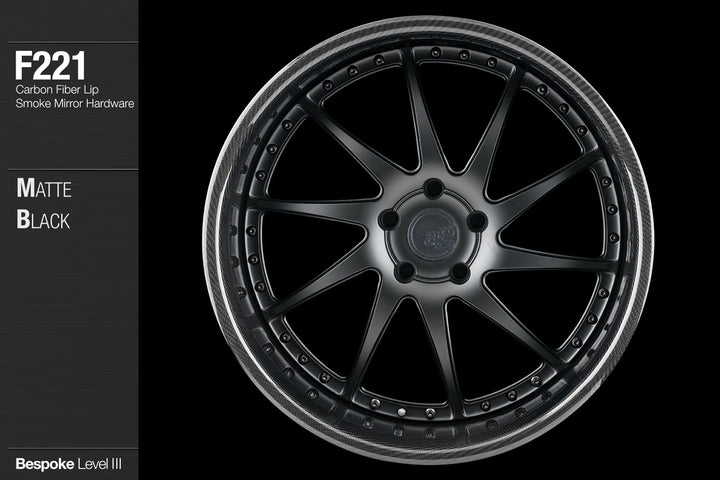 AVANT GARDE AG F221 - MATTE BLACK