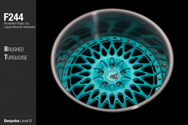 AVANT GARDE AG F244 - BRUSHED TURQUOISE