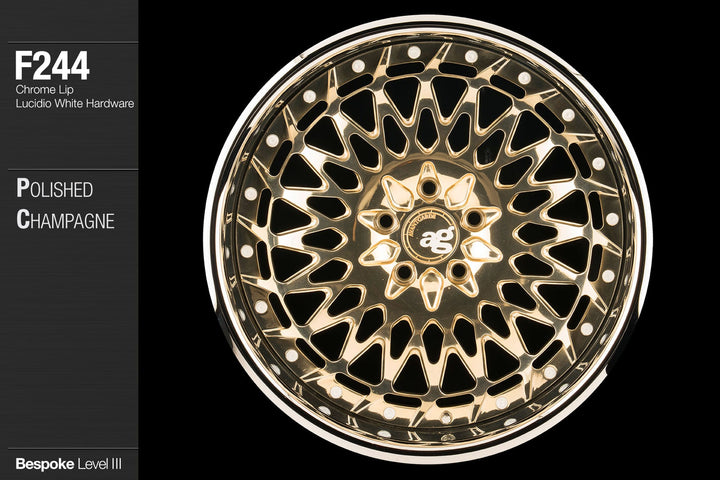 AVANT GARDE AG F244 - POLISHED CHAMPANGE
