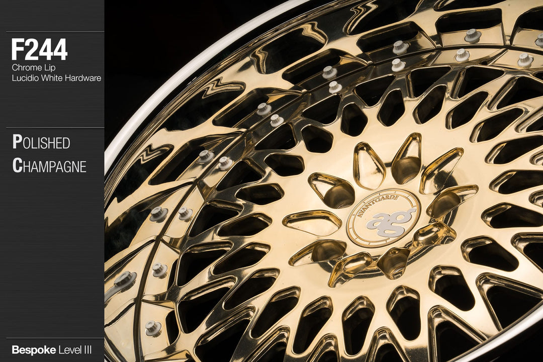 AVANT GARDE AG F244 - POLISHED CHAMPANGE