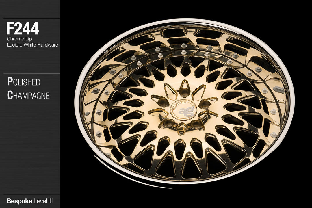 AVANT GARDE AG F244 - POLISHED CHAMPANGE