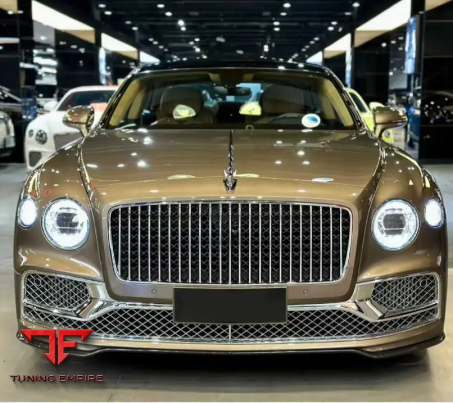 FLYING SPUR BODY KIT CARBON FIBER W12 STYLE FRONT LIP SIDE SKIRTS REAR DIFFUSER & SPOILER 2020+