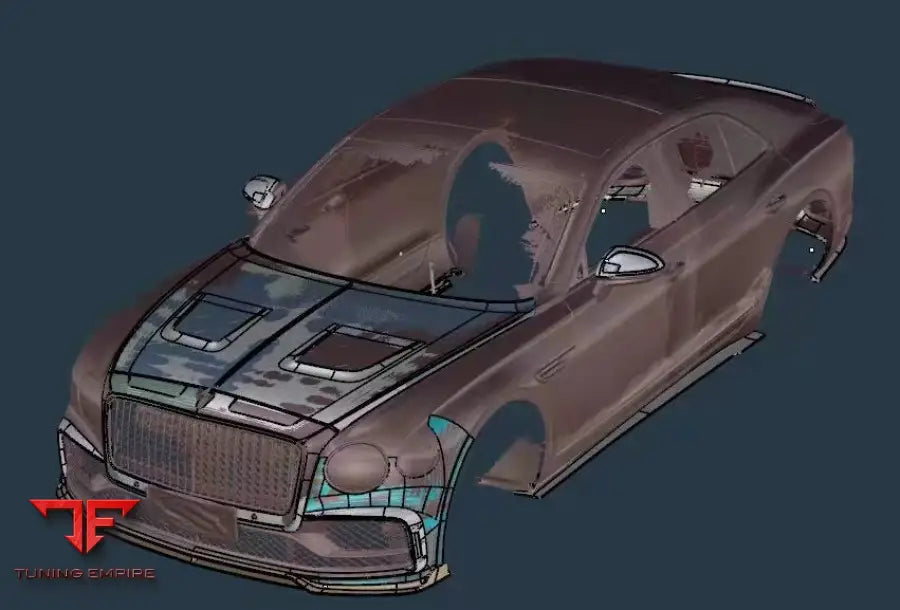 Bentley Continental Flying Spur 2020 + Carbon Body Kit