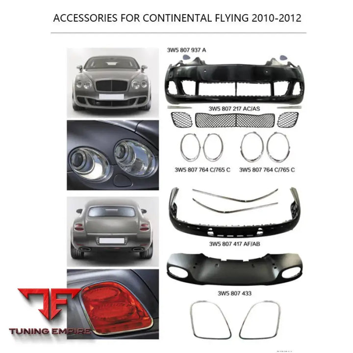 BENTLEY CONTINENTAL FLYING SPUR BODY KIT 2010 2012Y