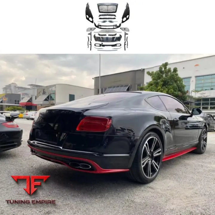 BENTLEY CONTINENTAL GT FACELIFT BODY KIT – FRONT BUMPER GRILLE AND LED DRLS 2012–2015 TO 2018