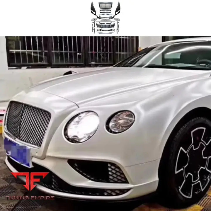 BENTLEY CONTINENTAL GT FACELIFT BODY KIT – FRONT BUMPER GRILLE AND LED DRLS 2012–2015 TO 2018