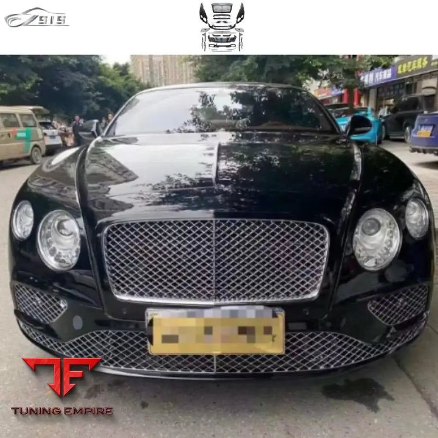 BENTLEY CONTINENTAL GT FACELIFT BODY KIT – FRONT BUMPER GRILLE AND LED DRLS 2012–2015 TO 2018