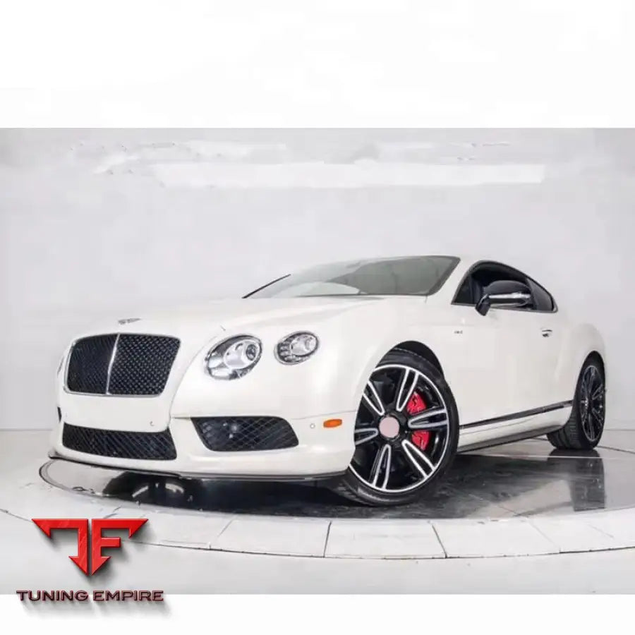 BENTLEY CONTINENTAL GT V8 CARBON FIBER FRONT LIP 2011 2016Y