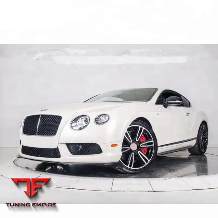 BENTLEY CONTINENTAL GT V8 CARBON FIBER FRONT LIP 2011 2016Y