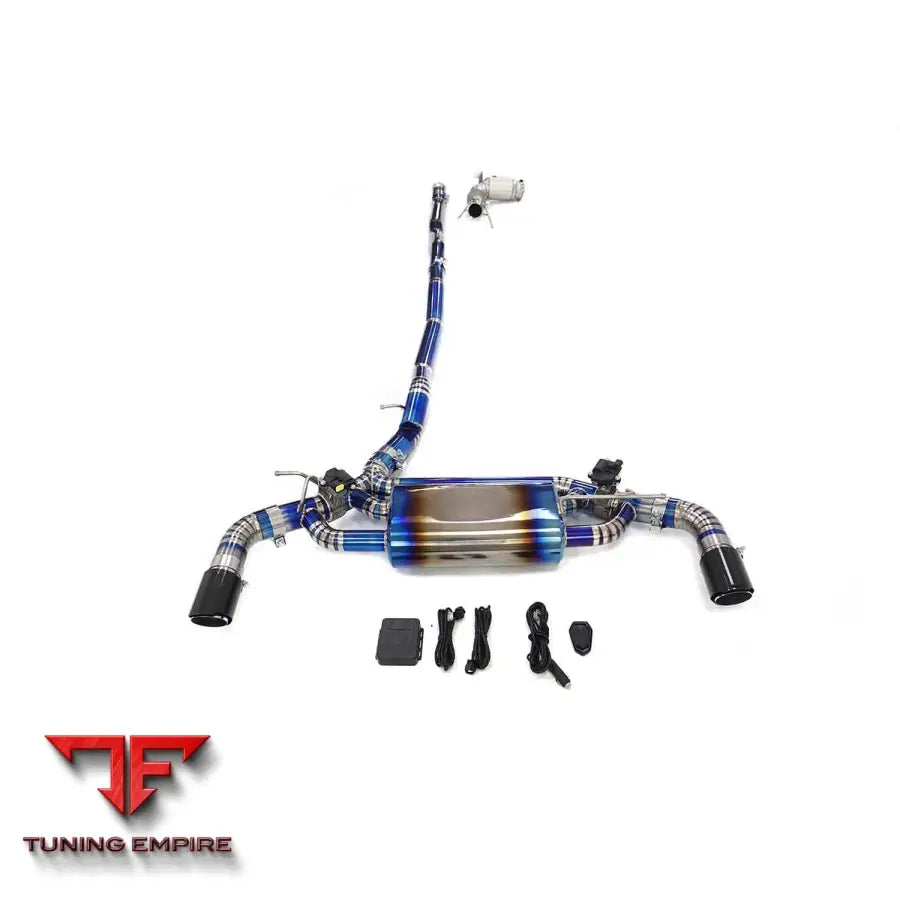 BMW 1 SERIES F40 M135i B48 TITANIUM RAZOR EXHAUST WITH MUFFLER VALVE