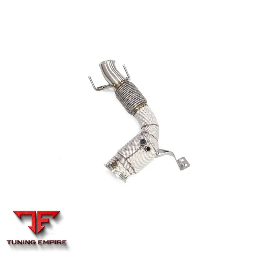 BMW 1 SERIES M135i F40 STAINLESS STEEL RAZOR EXHAUST DOWNPIPE WITH HEAT SHIELD