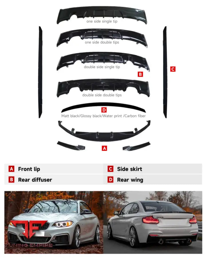 BMW 2 SERIES F22 MP BODY KIT 2013y+