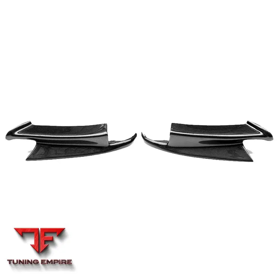 BMW 3 SERIES E92 M3 CARBON FIBER FRONT CORNER LIPS 2006 2013Y