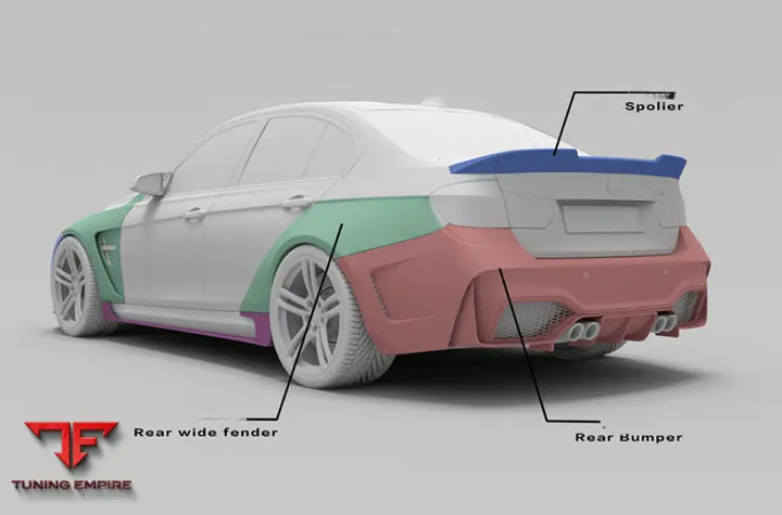 BMW F30 CARBON FIBER BODY KIT PARTS
