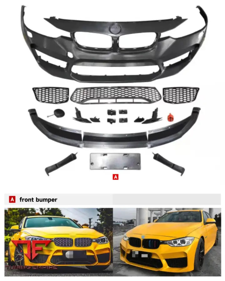 BMW 3 SERIES F30/F35 TO M5 STYLE FRONT BUMPER 2011-2017y