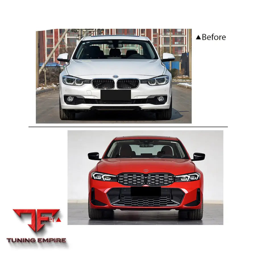 BMW 3 SERIES F30/F35 UPGRADE TO LCI G20/G28 BODY KIT 2013-2019Y