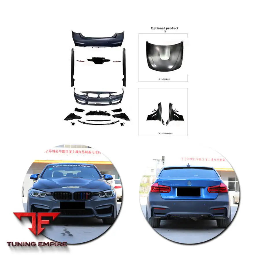 BMW 3 SERIES F30/F35 UPGRADE TO M3 BODY KIT 2013-2019Y
