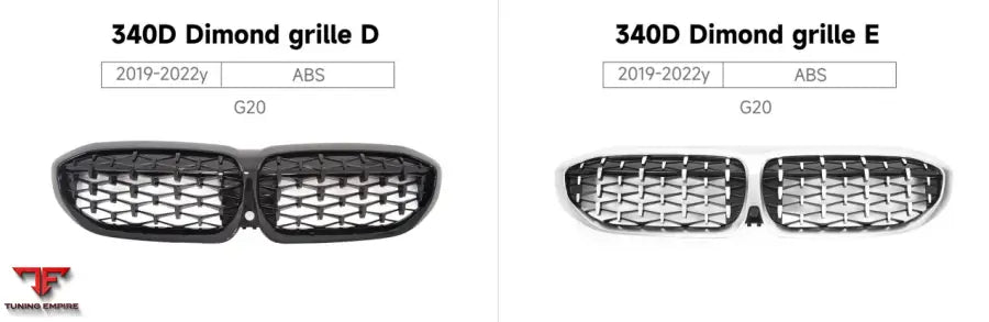 BMW 3 SERIES G20 340D Dimond grille 2019-2022y