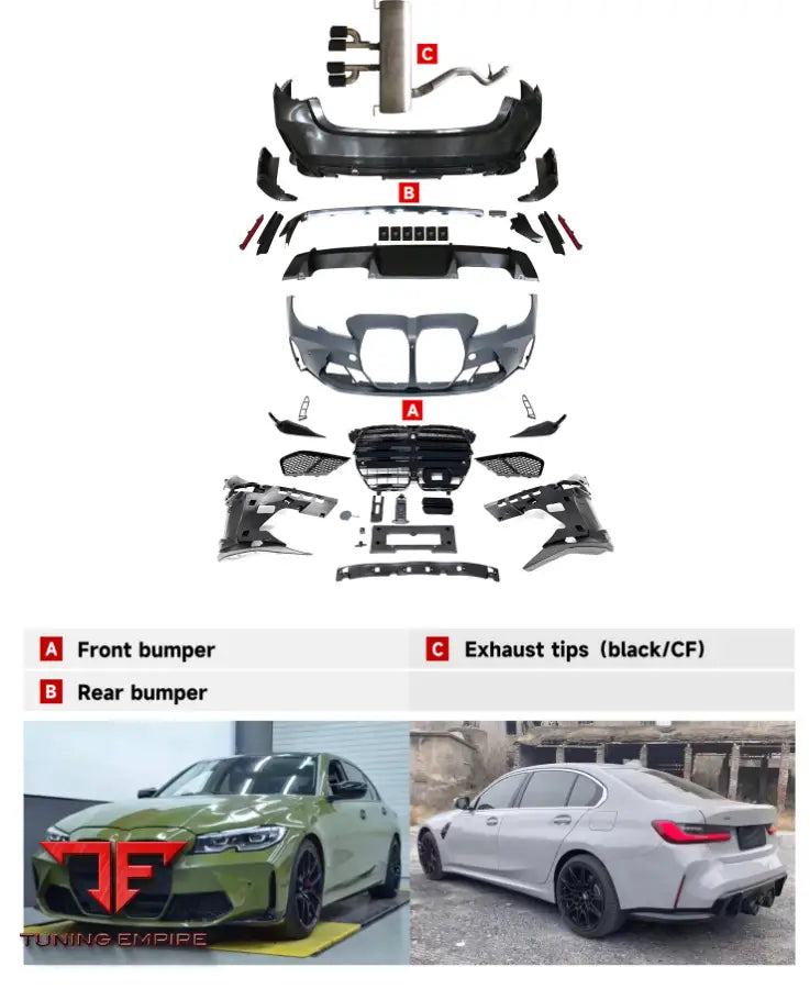 BMW 3 SERIES G20/G28 TO NEW M3 BODYKIT 2019-2022y