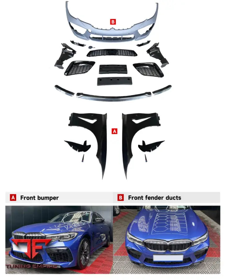 BMW 3 SERIES G20 TO M8 BODY KIT 2019-2022y