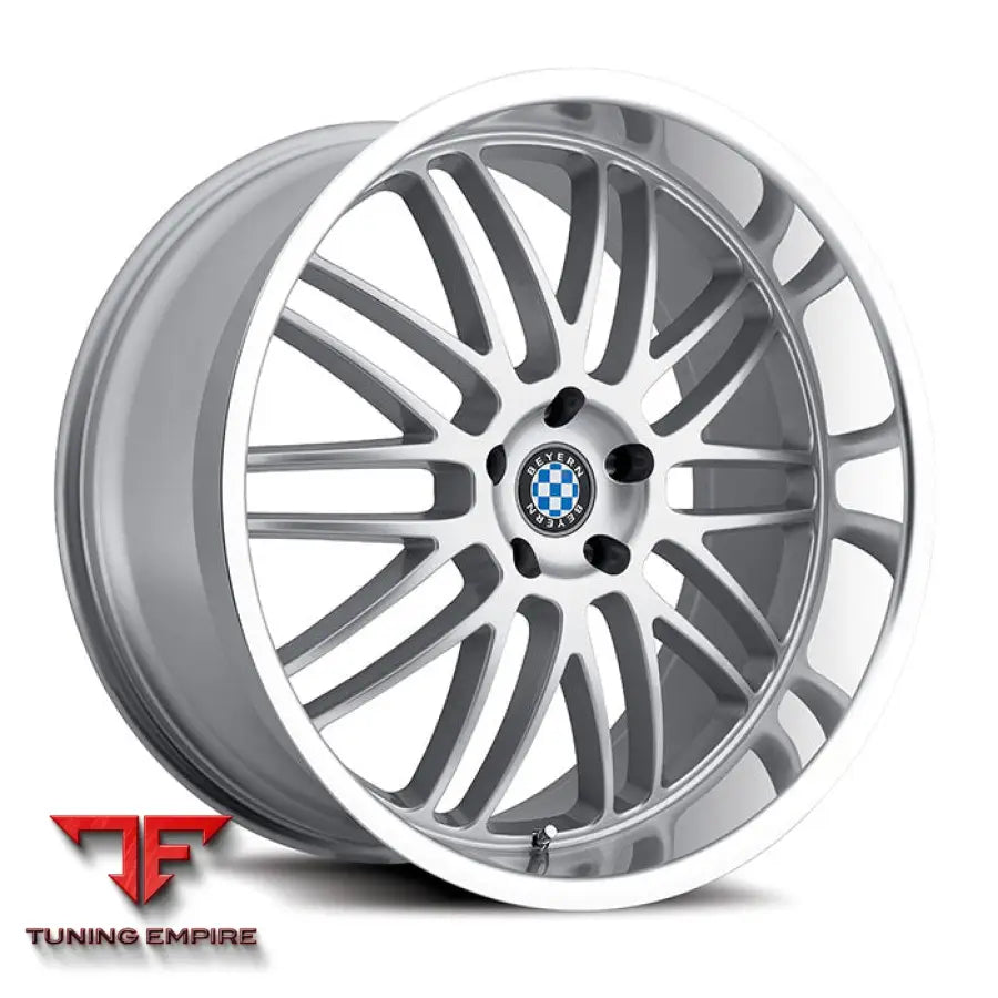BMW 335i BEYERN MESH SILVER W/ MIRROR CUT LIP WHEELS