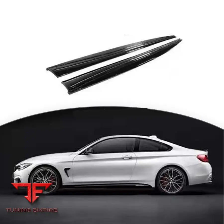 BMW 4 SERIES F32 MATT GLOSSY SIDE SKIRTS 2013 2019Y