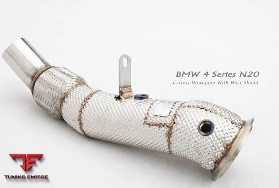 Bmw 4 Series F32/F33/F36 All Ss304 Catless Downpipe With Heat Shield Exhaust System