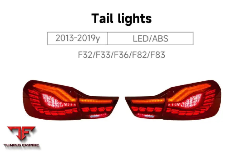 BMW 4 SERIES F32/F33/F36/F82/F83 TAIL LIGHTS 2013-2019y