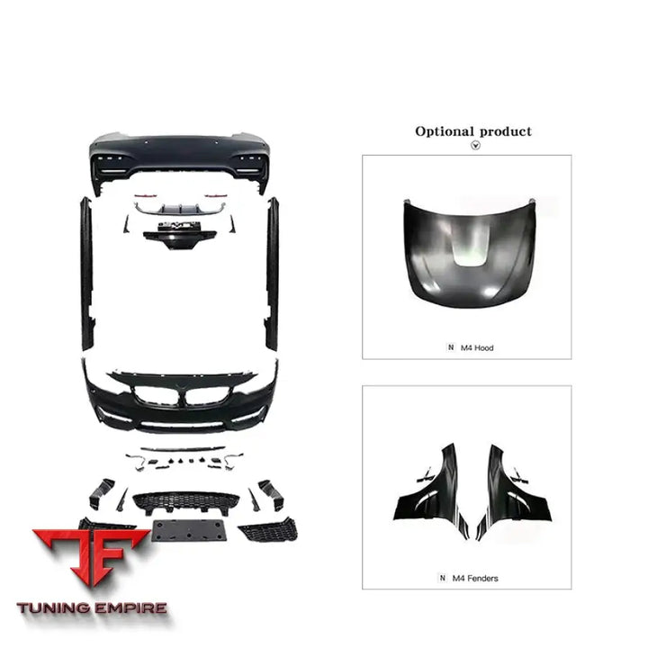 BMW 4 SERIES F32/F33/F36 UPGRADE TO M4 BODY KIT 2014-2019Y