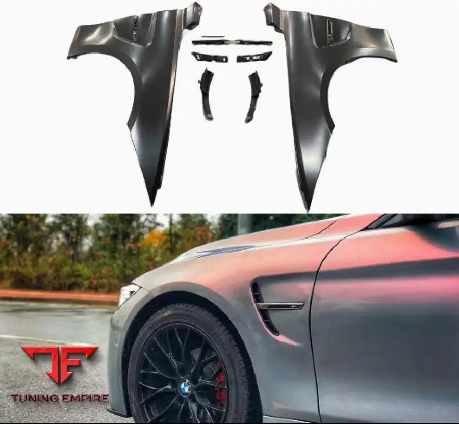 BMW 4 SERIES F32/F36 M4 CARBON FIBER FENDERS