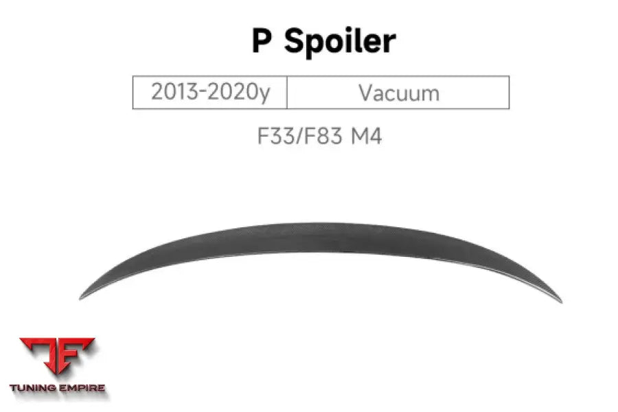 BMW 4 SERIES F33/F83 M4 REAR SPOILER 2013-2020y