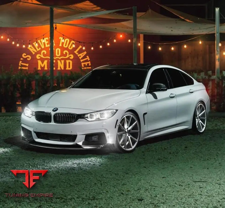 BMW 435i GRANCOUPE VOSSEN VFS1 BRUSHED SILVER WHEELS