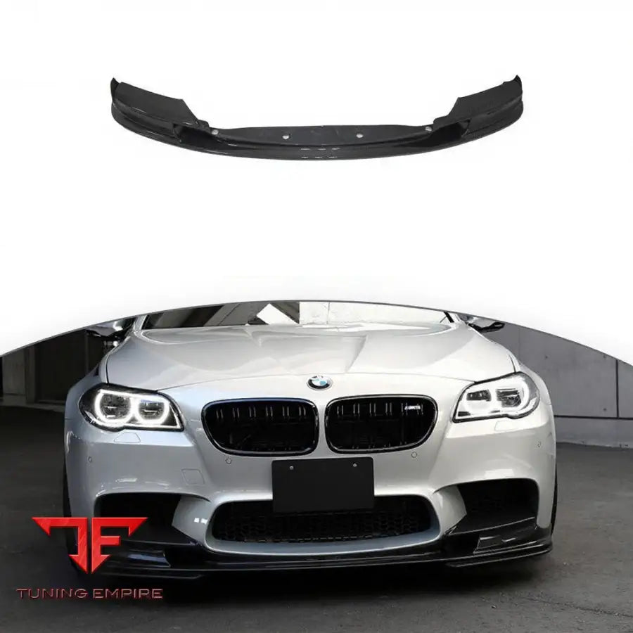 BMW 5 SERIES F10 M5 3D STYLE CARBON FIBER FRONT LIP