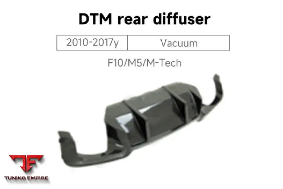 BMW 5 SERIES F10/M5/M-TECH DTM REAR DIFFUSER 2010-2017y